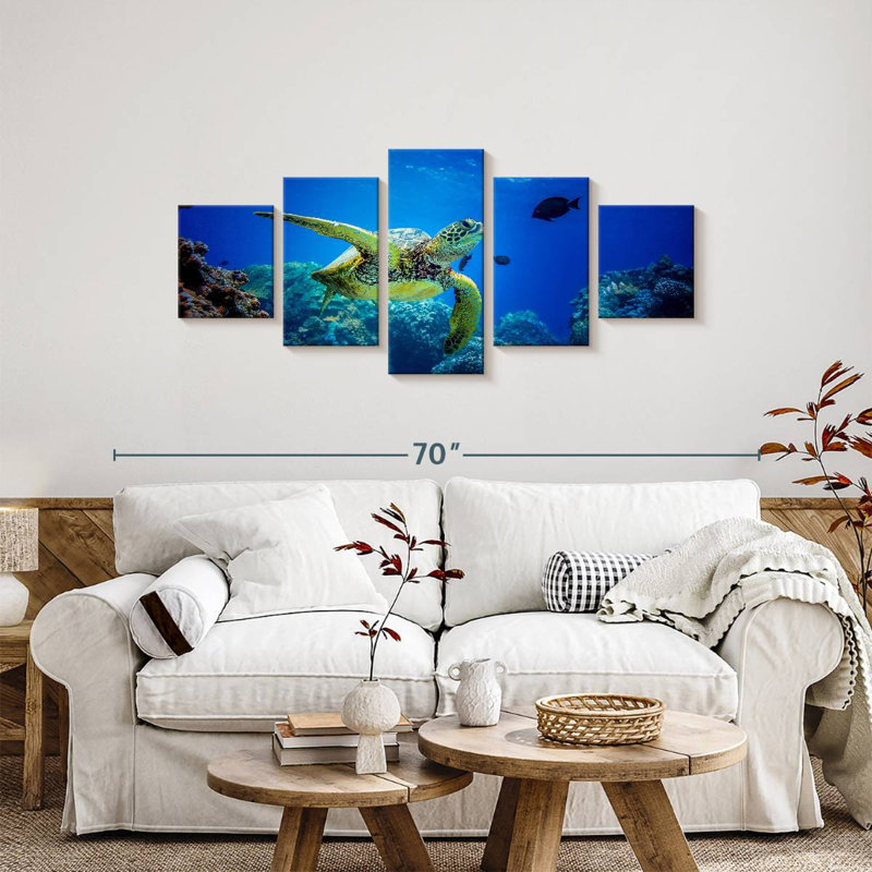 Glowing Turtle, 24" H x 55" W