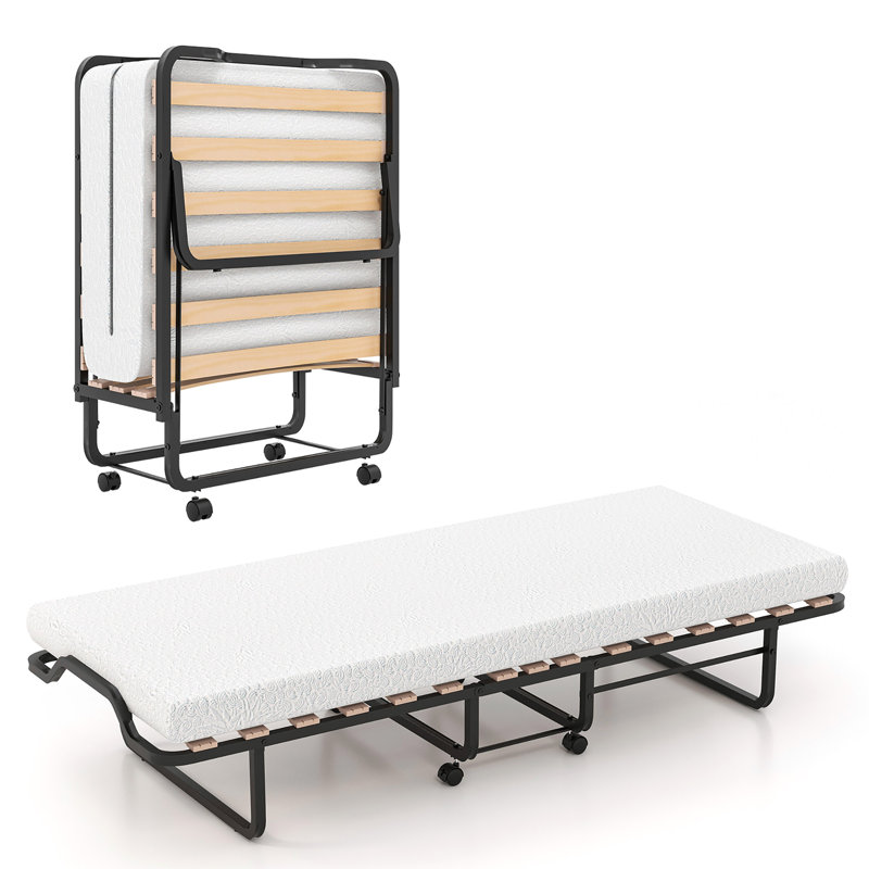 Reanna Upholstered Metal Open-Frame Bed
