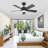 5 Blade Smart Ceiling Fan With Light, Remote Control, Reversible Dc Motor, Dual Finish Blades-1496685617