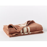 Cirrus Striped Cotton Throw Blanket