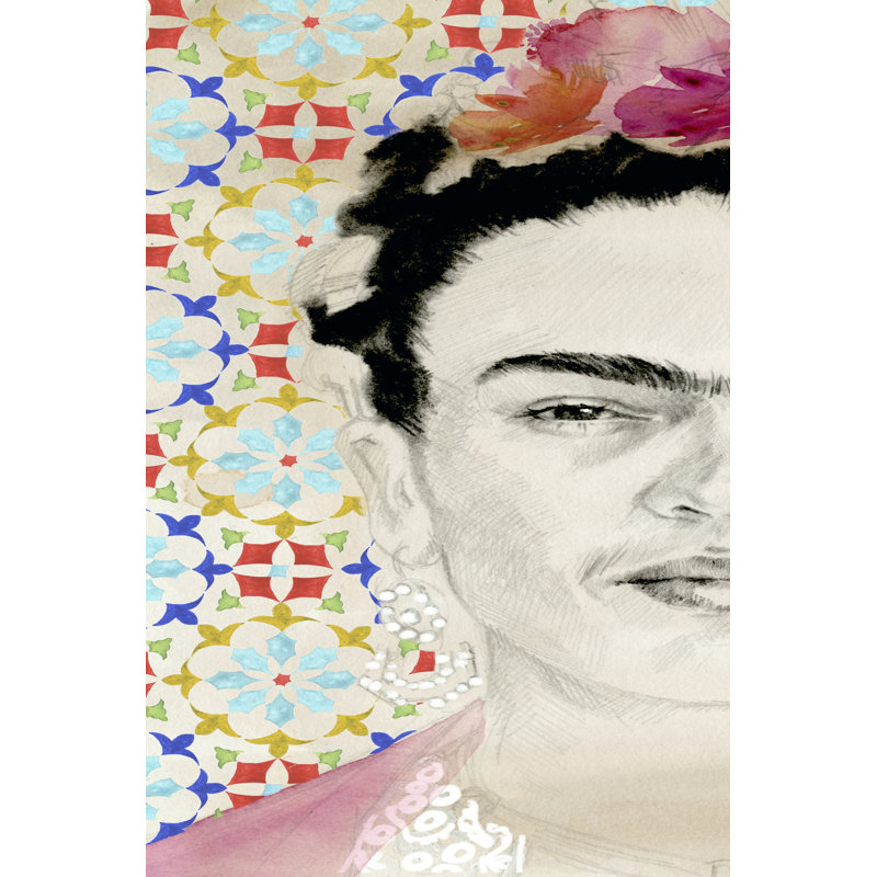 Frida Diptych II 1 Piece Wrapped Canvas Painting, 30cm H x 20cm W