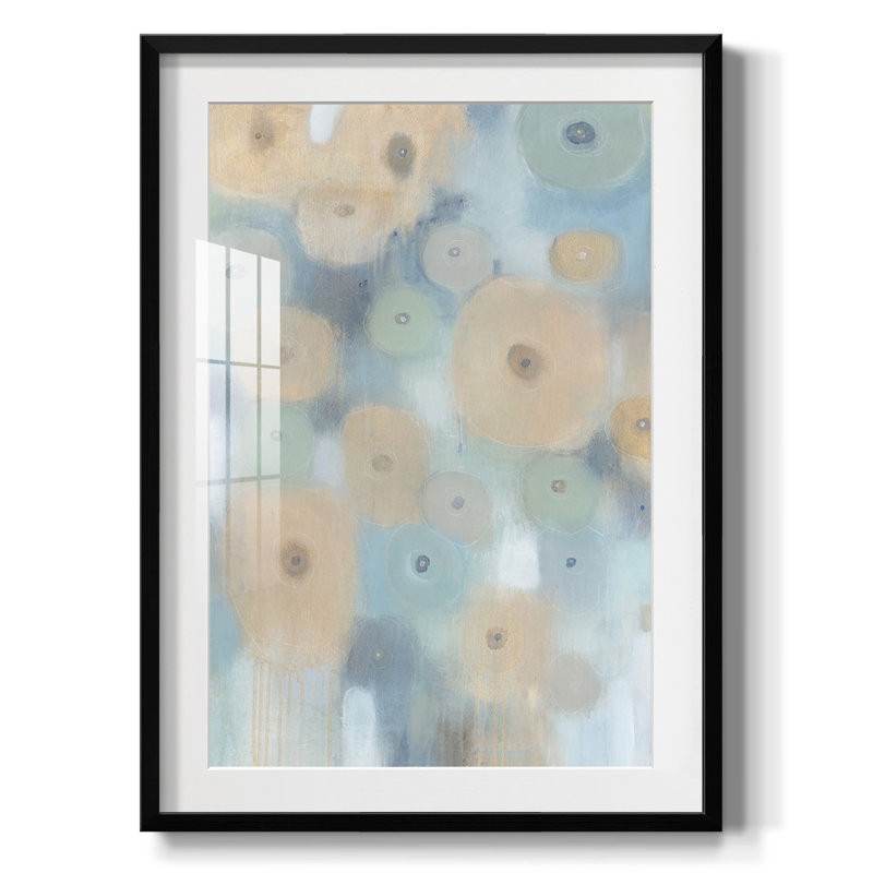 Spinning Wheels I -Framed Print, Black