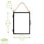 Nicola Spring - Hanging Metal Photo Frames - Black-114190895-114190889-114190885