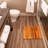Teak Non-Slip Shower Mat