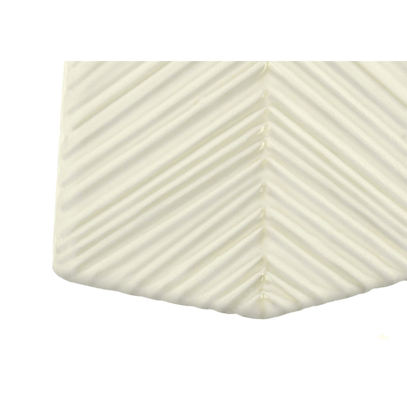 Lighting, H 29 po, lampe de table, céramique blanche, abat-jour ivoire / crème, contemporain