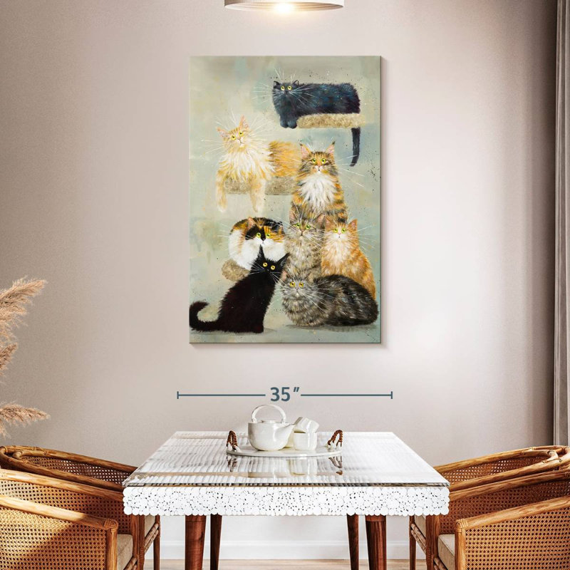 Brampt The Haynes Cats, 48" H x 32" W