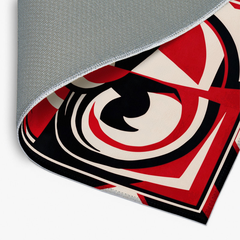 Obsidian Flame Indoor And Outdoor Area Rug, Rectangle 3' x 5'