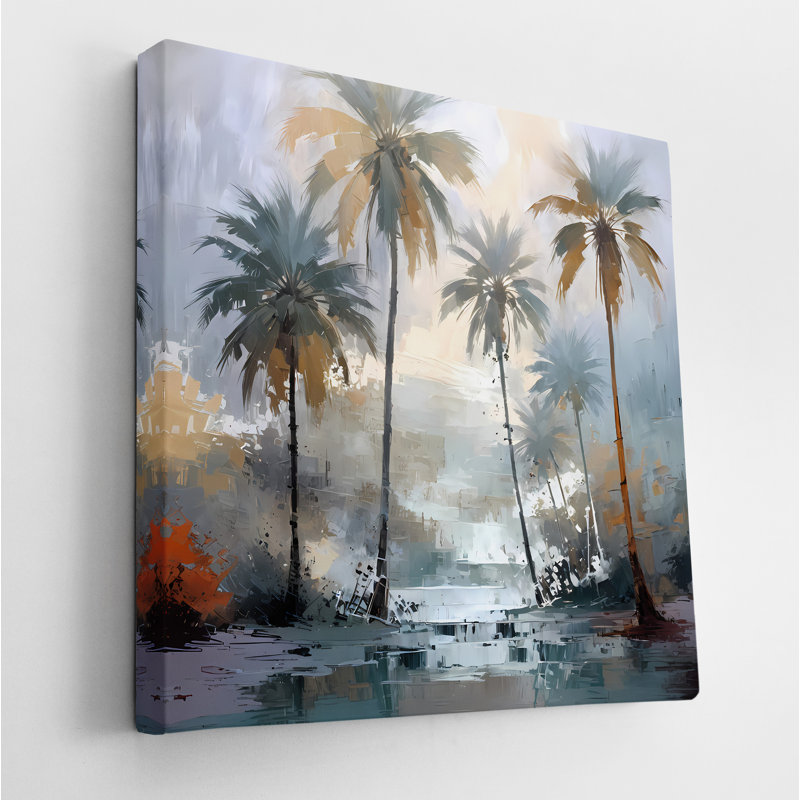 Five Palms, 30" H x 30" W