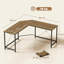 L-Shaped Steel Computer Desk