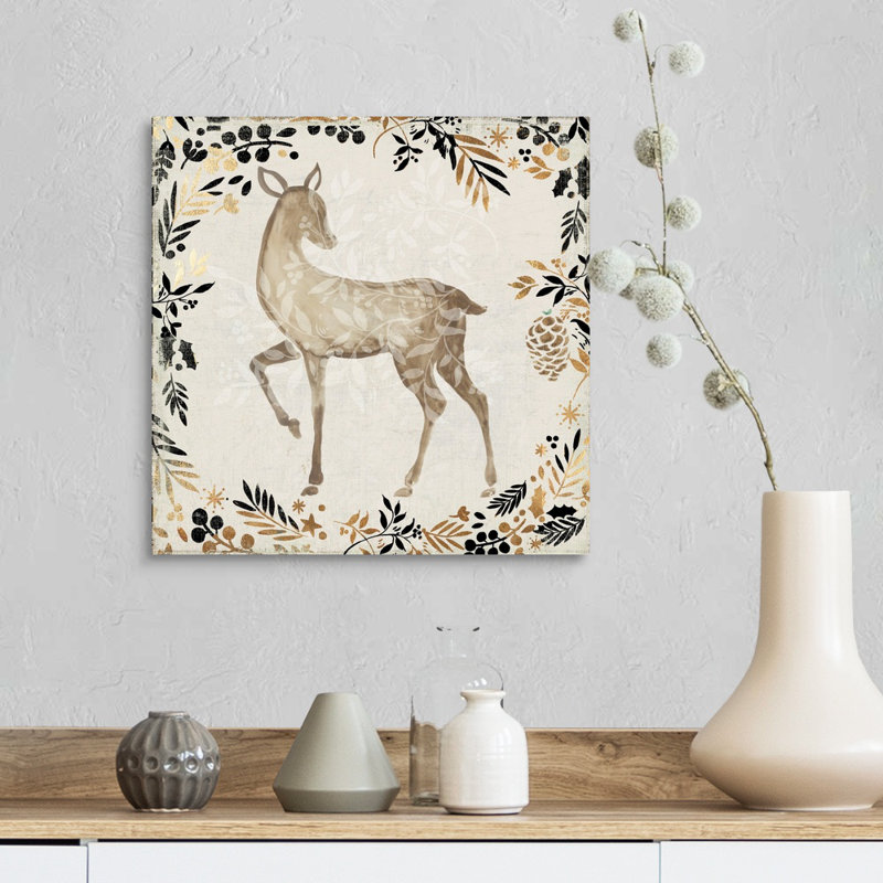 Prancer-reproduction d’art sur toile, Toile tendue, H 16 po x l 16 po x P 1,25 po