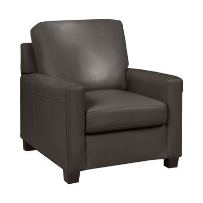 Fauteuil en cuir Anum