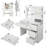 37" Vanity Table with Lighted Mirror-1289091536