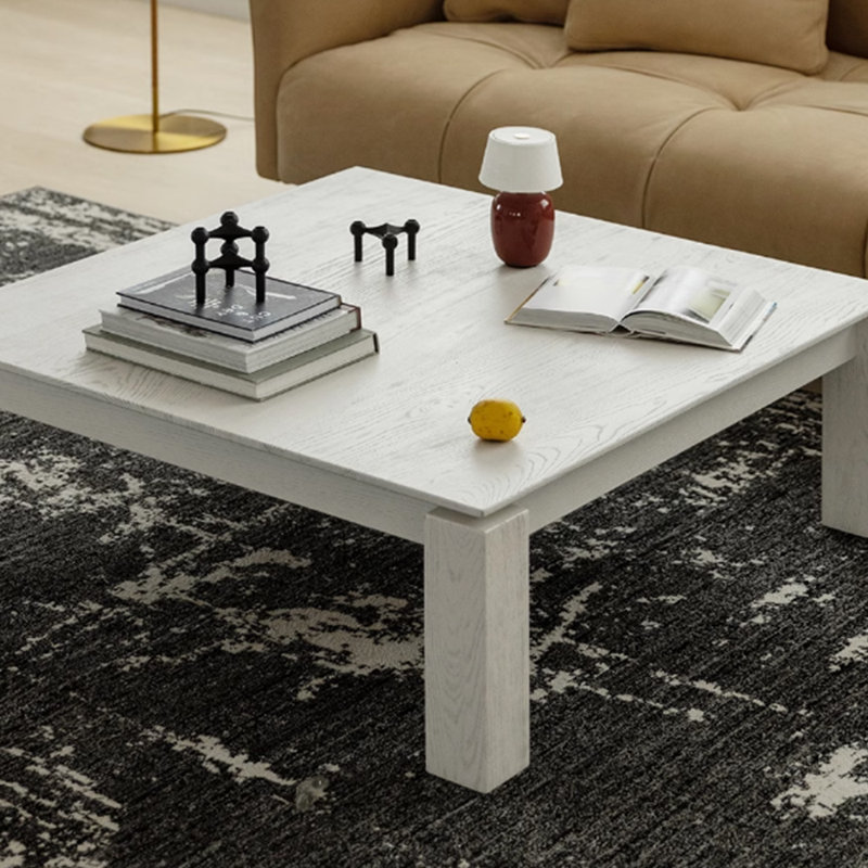 Simple design sense solid wood coffee table