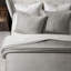 Ensemble de courtepointe 100% coton EVERGRACE Channel Stitch, couvre-lit en satin de coton prélavé, ensemble de literie 3 pièces doux et respirant avec 2 taies décoratives pour toutes les saisons-124555134-124555136