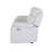 Blanche White Reclining Sofa With LED Lights
