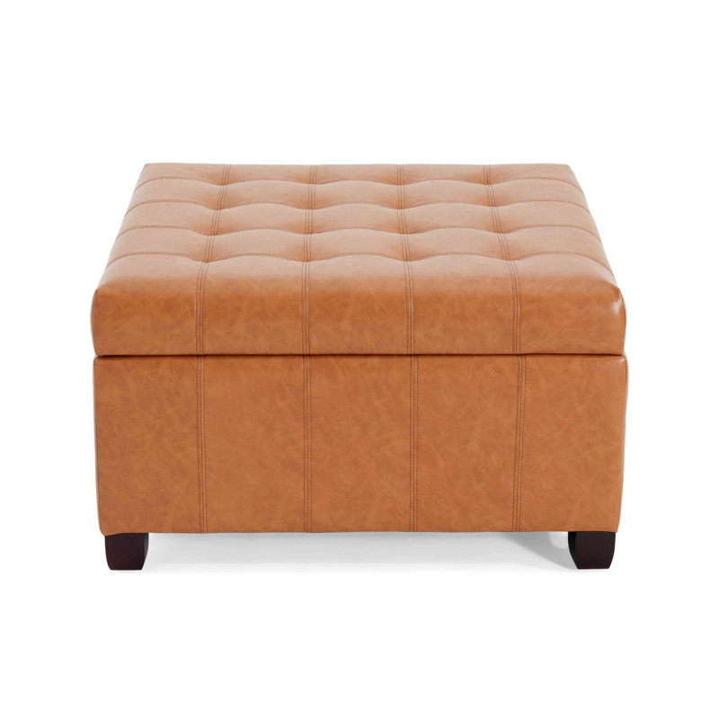 ISABELLA Storage Ottoman, PU