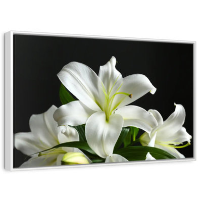 Fresh White Lilies