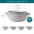 ALOFMO 28 Oz Reactive Glaze Soup Crocks/Ceramic Soup Bowls (Set of 4)