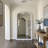 White Arched Rectangular Wood Full Length Mirror