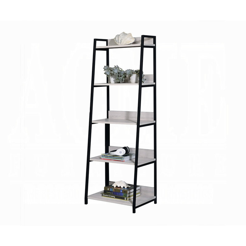 Iliana Ladder Bookcase, 67" H x 16" W x 16" D