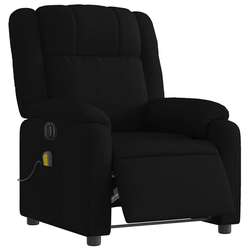 Fauteuil de massage inclinable électrique, Noir