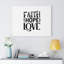 Faith, Hope, Love - Wrapped Canvas Print-1932644926