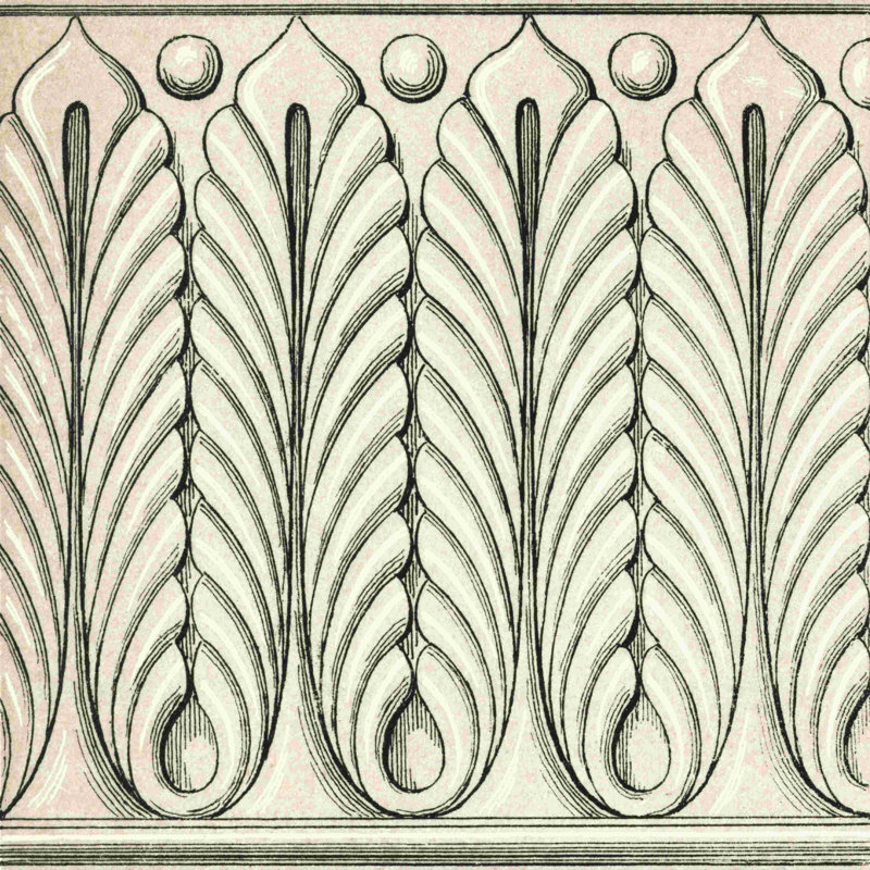 Motif de carreaux ornementaux, H 12 po x l 12 po