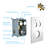 Square Wall Mounted Shower With Dual 10 Inch Head And Rainfall -