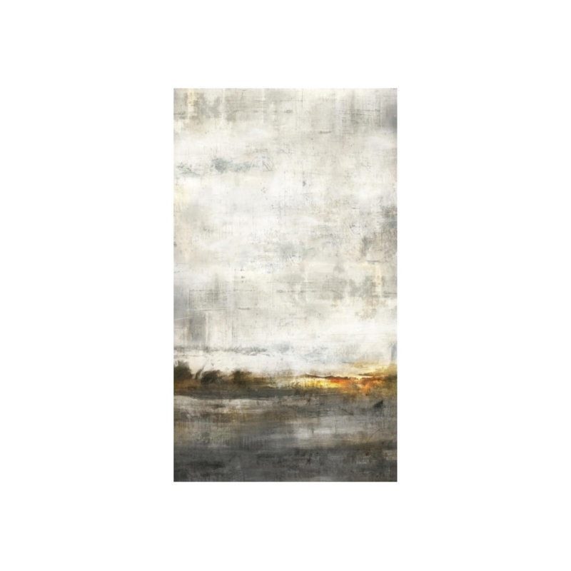 «Lunar Surface II» par Austin Beiv, impression sur toile tendue, Gel coupé au couteau, H 42 po x l 24 po x P 1,5 po