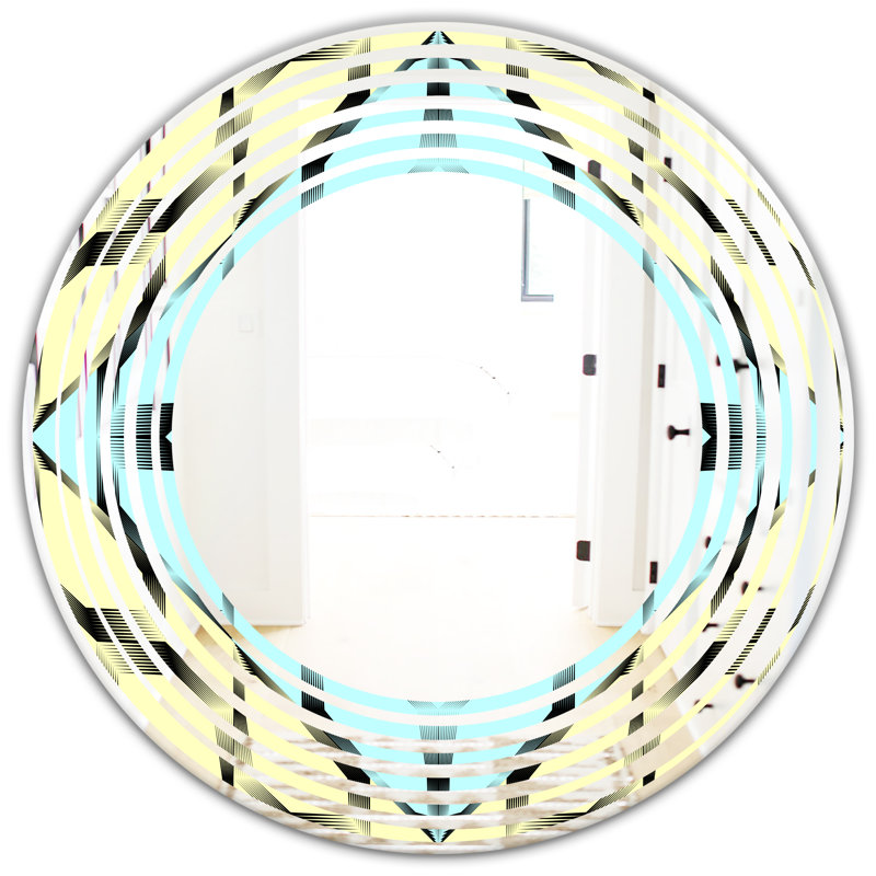 Miroir mural Wave, H 23,6 po x l 23,6 po