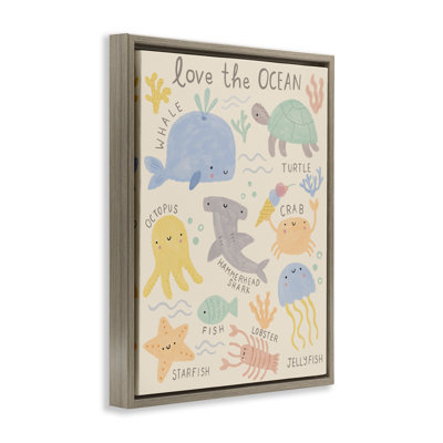 «Love The Ocean Creatures», art mural encadré par Lisa Barlow