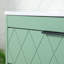Ensemble de meuble-lavabo mural 24 po vert
