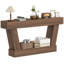 Canapé spacieux et consoles avec rangement, entrée rustique marron en MDF