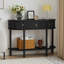 43.3'' Farmhouse Half Moon Console Table-1880443013
