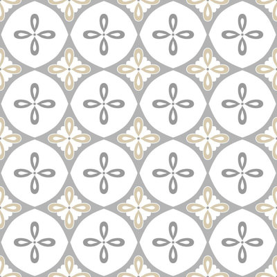 Abstract Tile Peel & Stick Wallpaper N015177