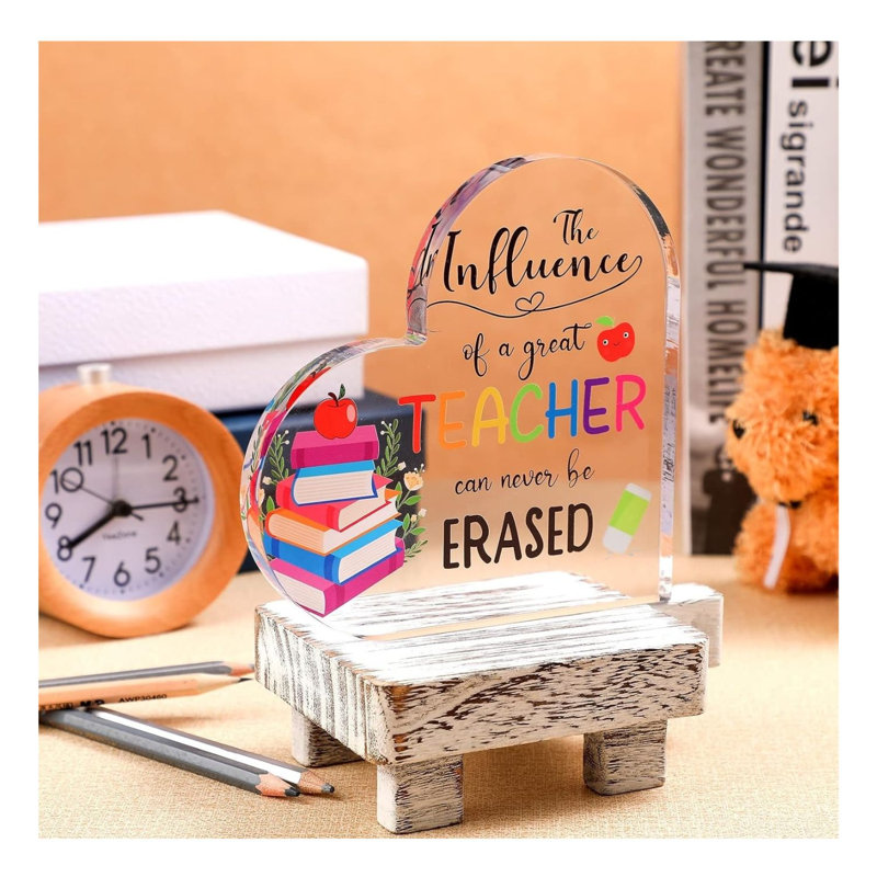 Presse-papiers en acrylique Great Teacher Influence