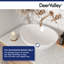 Horizon 415mm x 340mm White Ceramic Oval Countertop Basin Bathroom Sink