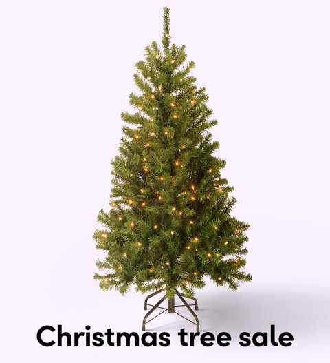 Pre-lit artificial Christmas tree — shop the Christmas tree sale