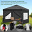 Gazebo 3 X 3 M, Folding Gazebo With Side Walls, Waterproof, Stable, Winterproof, Outdoor Garden Gazebo, Party Tent, Garden Tent, Height Adjustable, Uv Protection, Metal Frame-1965886907