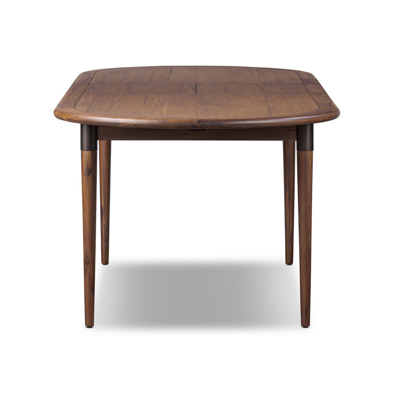 Harper Oval Solid Wood Dining Table, Toasted Walnut
