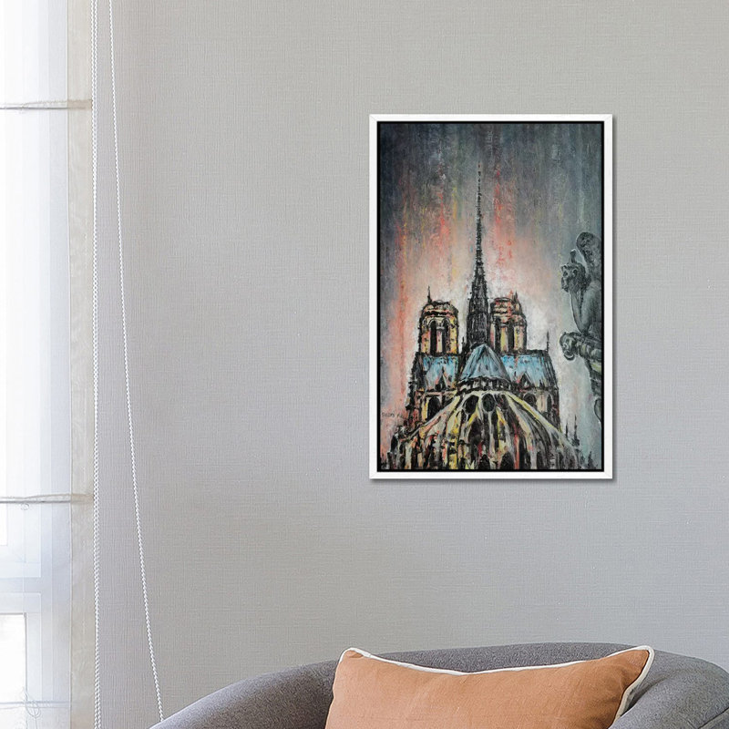 One Of A Kind by ColorByFeliks - Painting on Canvas, 66.04 cm H x 45.72 cm W, White Framed