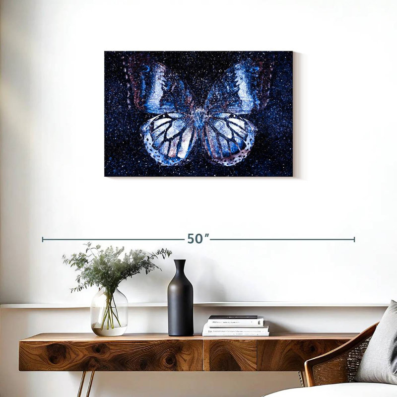 Cosmic Butterfly, 20" H x 30" W