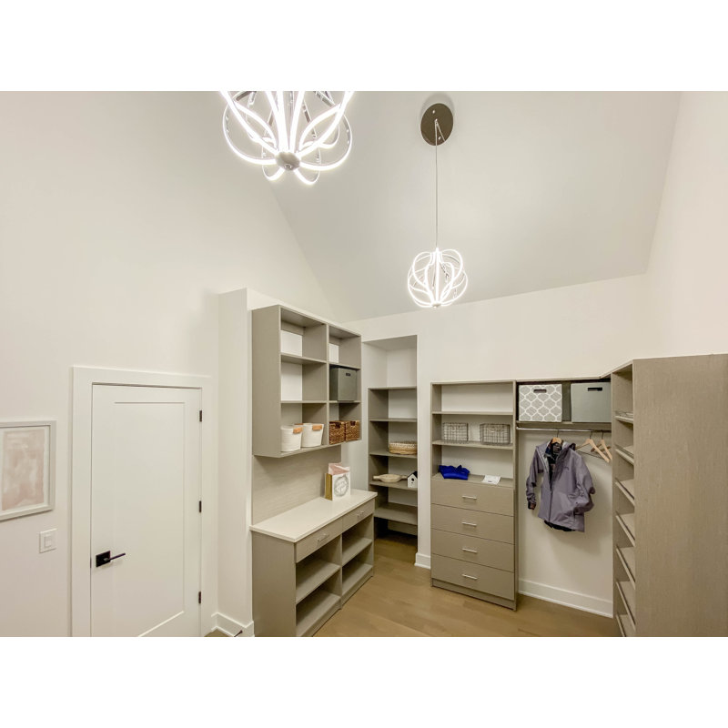 Lustre géométrique unique à 10 lumières DEL avec détails en cristal Tennison