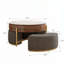 Table basse à plateau relevable avec rangement caché