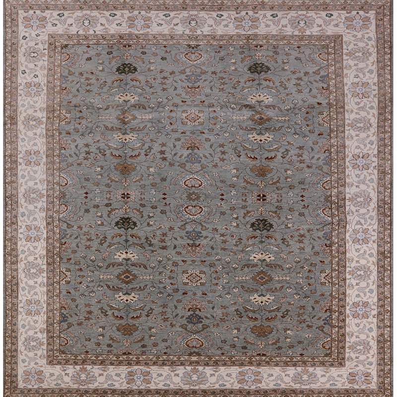 Tapis brun Chevalier, Carré 7 pi