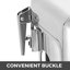 Extracteur de jus centrifuge en aluminium et en acier inoxydable robuste pour presse-agrumes VEVOR
