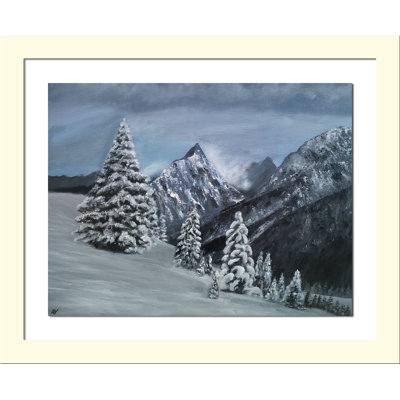 Austria Mountains by Amy Valiante - Painting