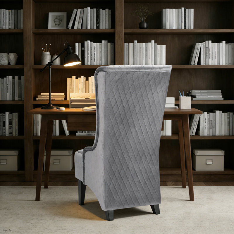 Chaise de salle à manger rembourrée Tall