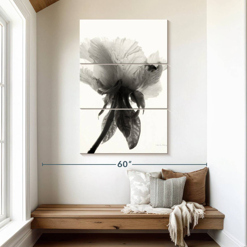 Harnek Translucent Peony II, 50" H x 32" W