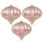 5.7" White Matte Onion Ornament UV, 3 Per Bag-767946564